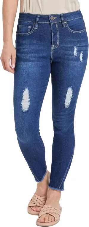 Royalty For Me Womens Women's Skinny Jean with Side Seam Insert Sustainable