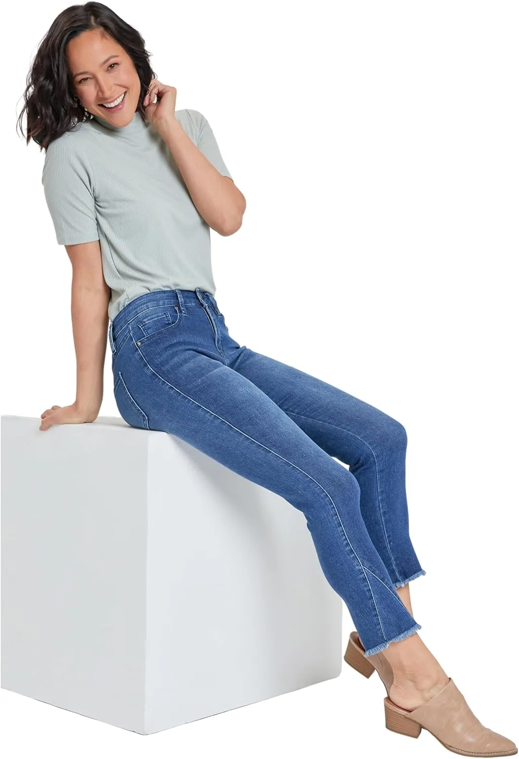 Royalty For Me Womens Women's Skinny Jean with Side Seam Insert Sustainable