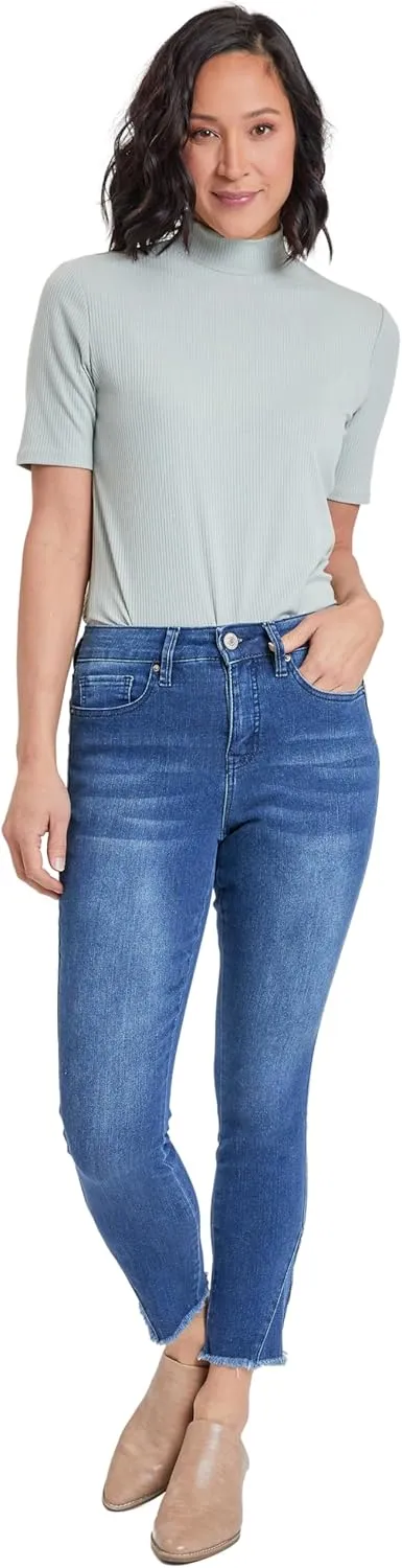 Royalty For Me Womens Women's Skinny Jean with Side Seam Insert Sustainable