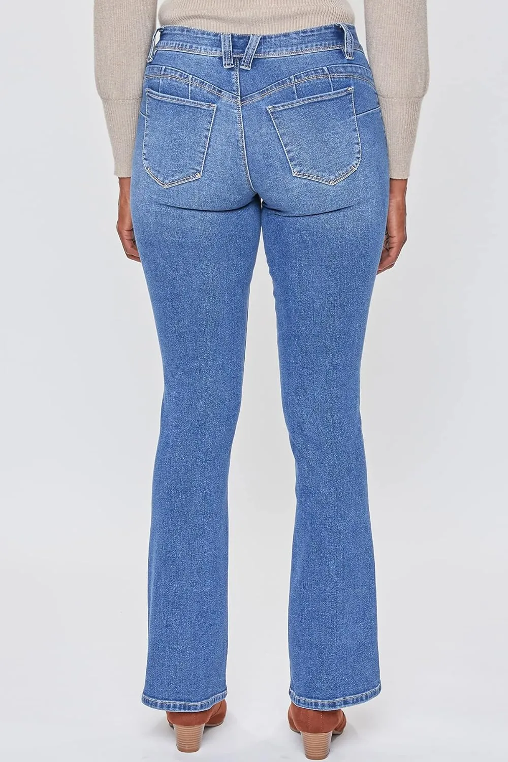Royalty For Me Womens Womens Wannabettabutt Slim Boot Cut Lycra Sustainable Jean
