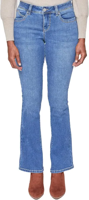 Royalty For Me Womens Womens Wannabettabutt Slim Boot Cut Lycra Sustainable Jean