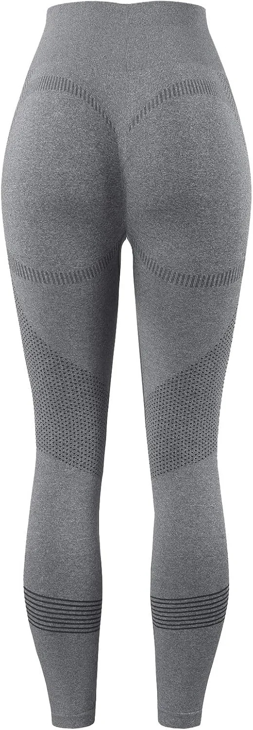 Scrunch Butt Lifting Leggings for Women - Smile Contour High Waisted Tights Tummy Control Gym Fitness Yoga Pants