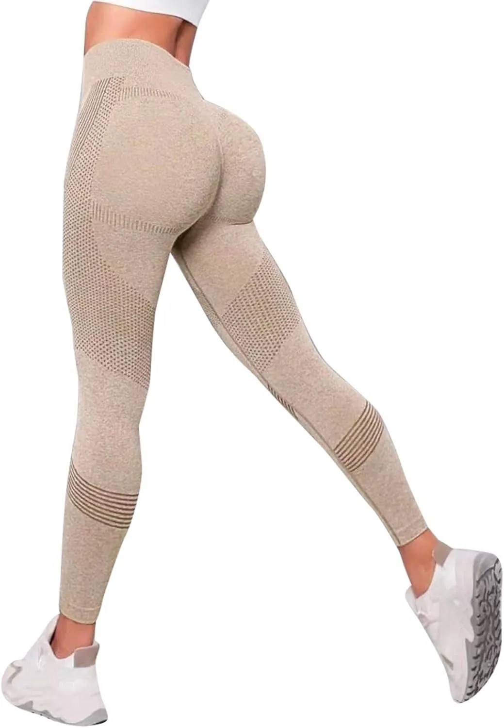 Scrunch Butt Lifting Leggings for Women - Smile Contour High Waisted Tights Tummy Control Gym Fitness Yoga Pants