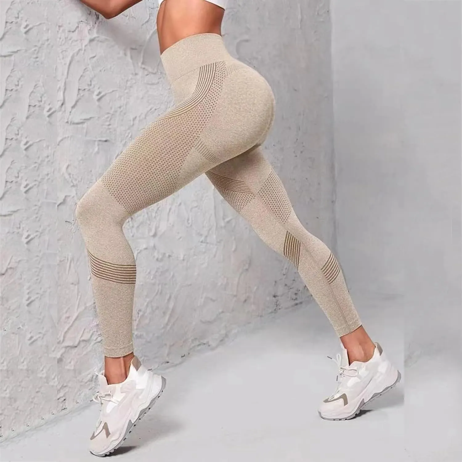 Scrunch Butt Lifting Leggings for Women - Smile Contour High Waisted Tights Tummy Control Gym Fitness Yoga Pants