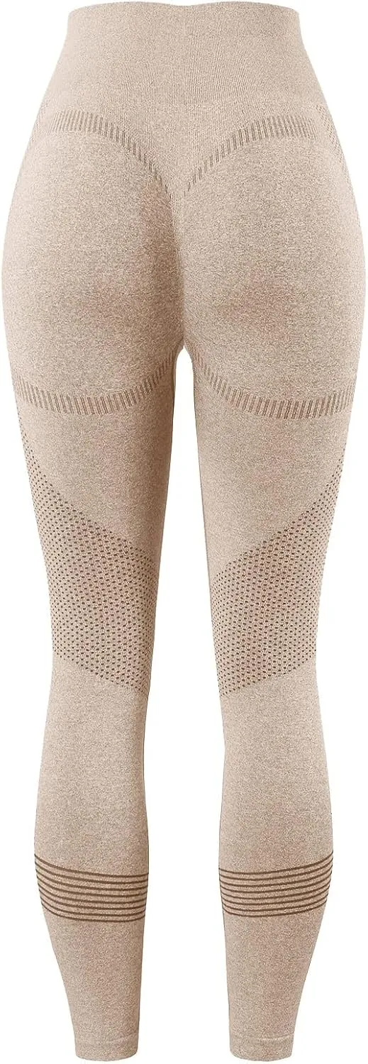 Scrunch Butt Lifting Leggings for Women - Smile Contour High Waisted Tights Tummy Control Gym Fitness Yoga Pants