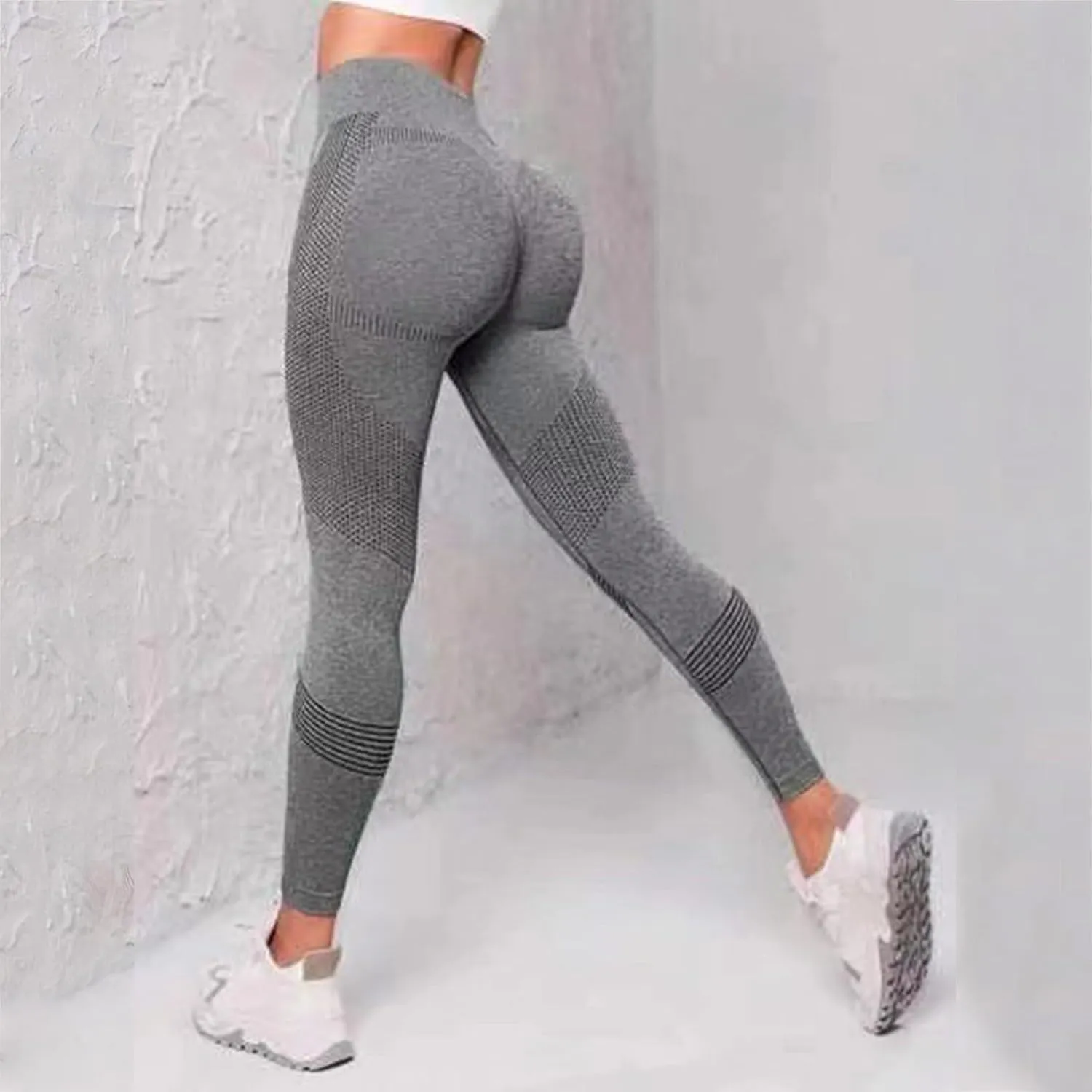 Scrunch Butt Lifting Leggings for Women - Smile Contour High Waisted Tights Tummy Control Gym Fitness Yoga Pants