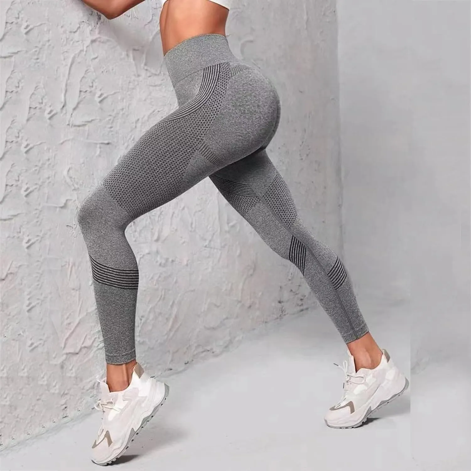 Scrunch Butt Lifting Leggings for Women - Smile Contour High Waisted Tights Tummy Control Gym Fitness Yoga Pants