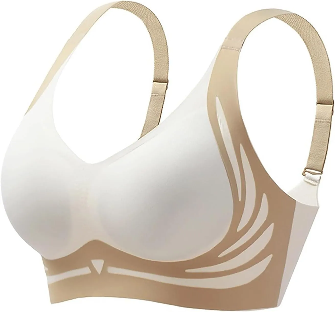 Seamless Push Up Bras for Women Full Coverage Support Anti Sagging Smoothing Bra Comfort Soft Everyday Tshirt Bras