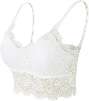 Sexy Bras for Women V Neck Lace Thin Seamless Push Up Lingerie Bras Breathable No Underwire Plus Size Comfy Bralettes