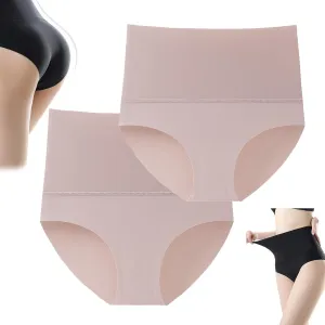 Shecurves 3-Pack High Waisted Tummy Control Briefs, Shapewear High Waisted No Show Briefs, Seamless Breathable Briefs