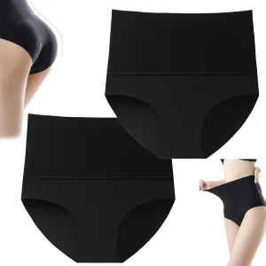 Shecurves 3-Pack High Waisted Tummy Control Briefs, Shapewear High Waisted No Show Briefs, Seamless Breathable Briefs