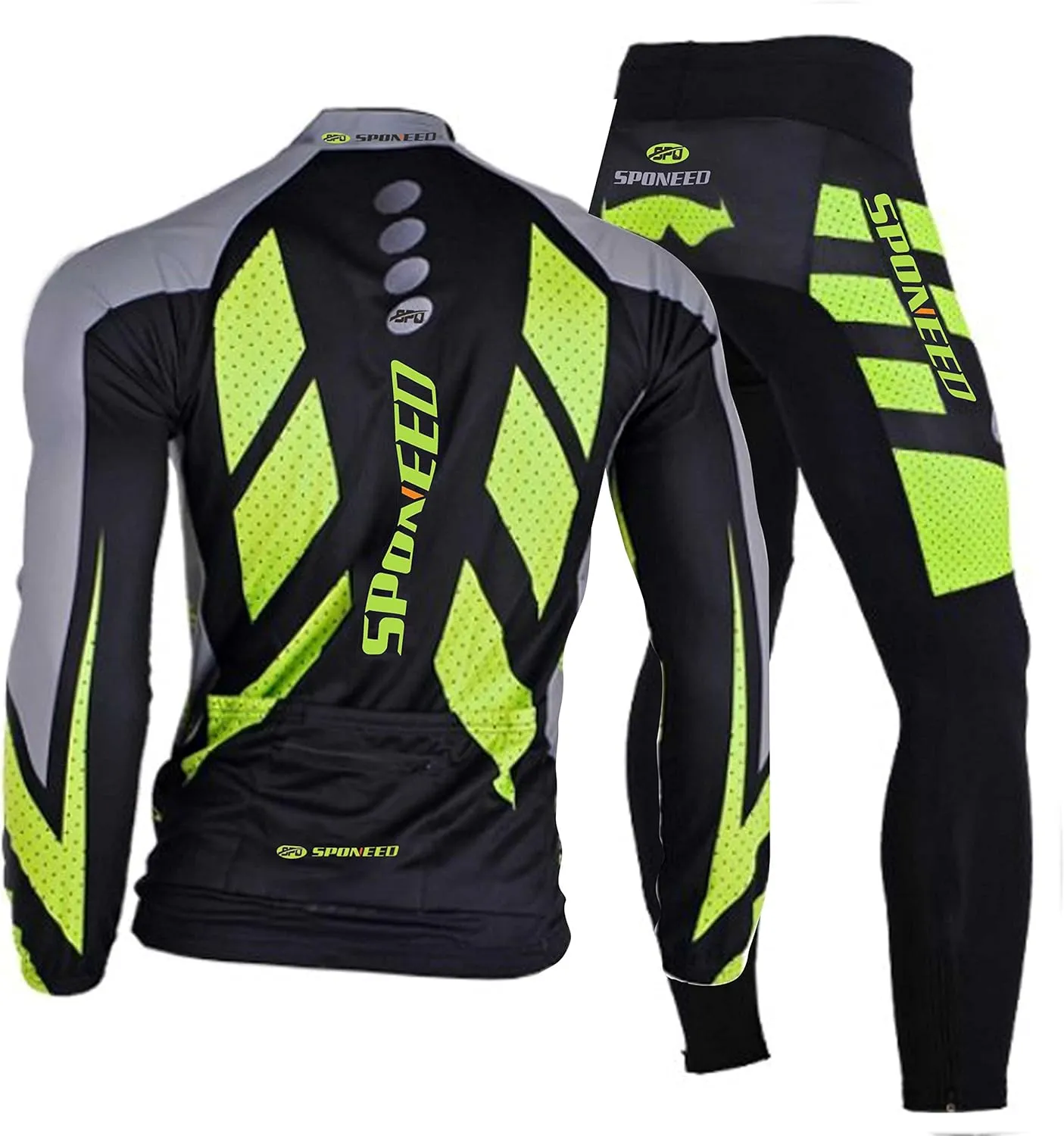 sponeed Men's Bicycle Clothing Long Sleeve for Road Bike Mountain Biking Pants Jersey