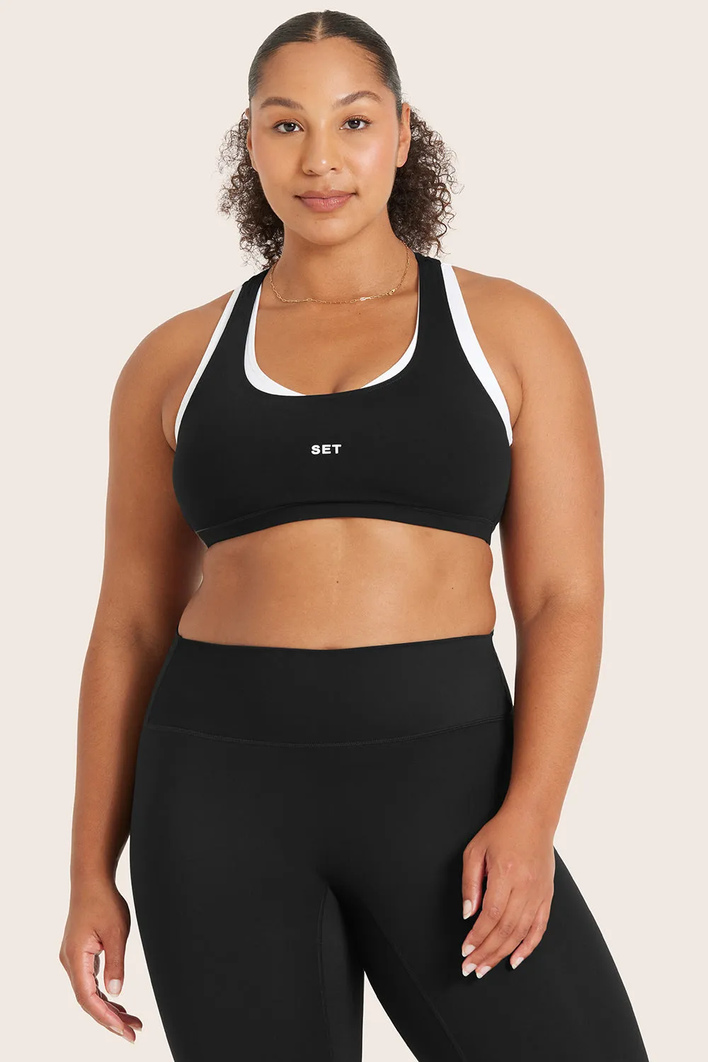 SPORTBODY® GYM BRA - ONYX