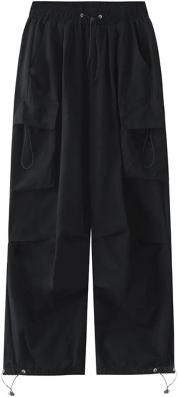 Straight Leg Cargo Sweatpants Women Comfortable High Waisted Jogging Pants with Pockets High Waisted Joggers Pants