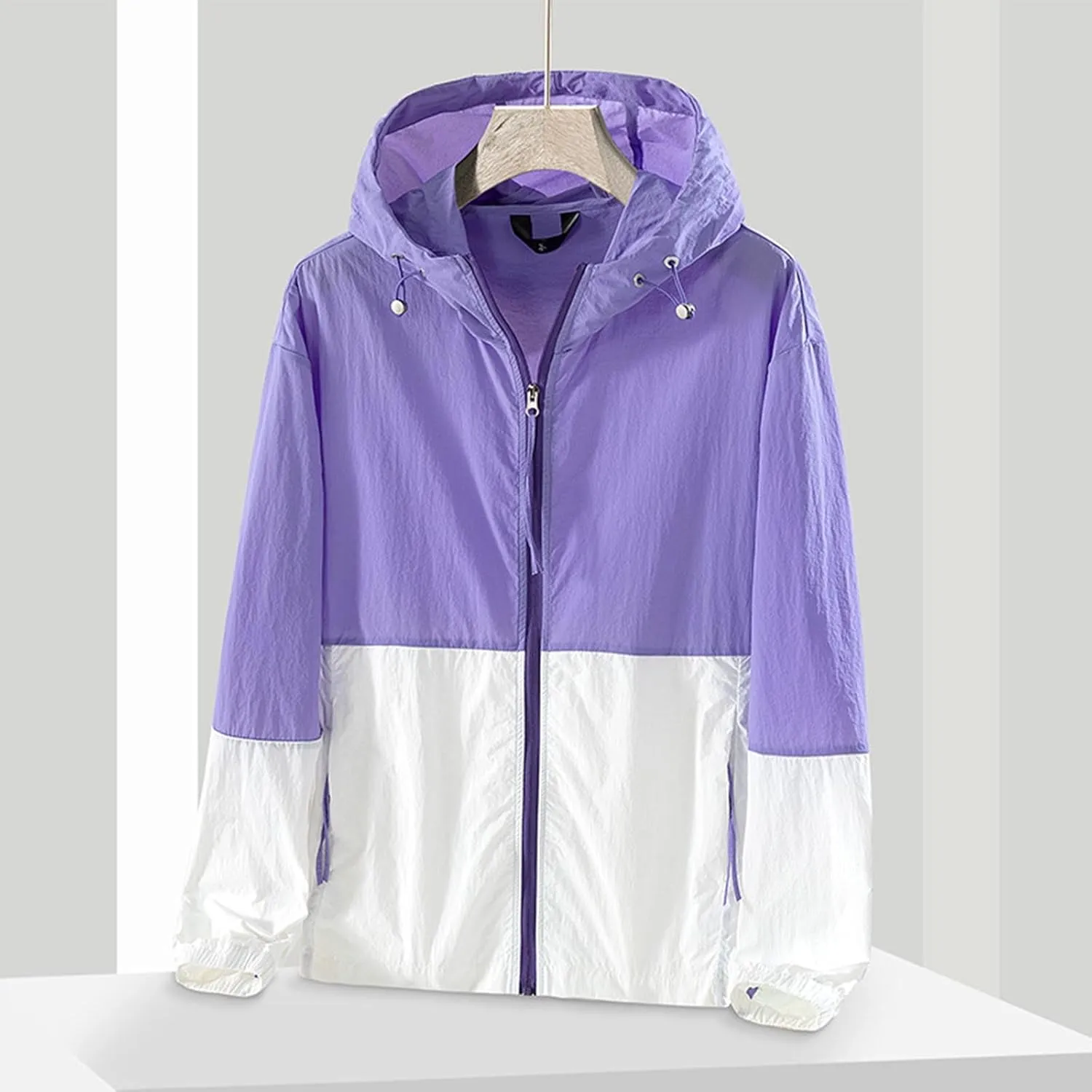 Sun Protection Hoodie Jackets UV Clothing UPF 50  Long Sleeve Shirts Hiking Golf Fishing Lightweight Quick Dry Top