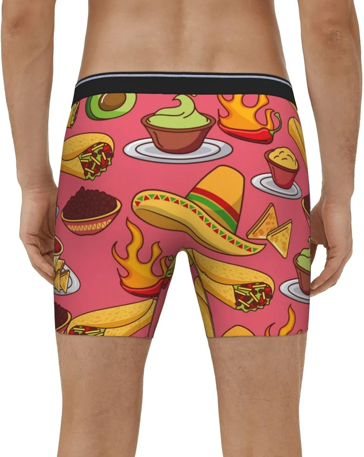 Taco Mens Boxer Briefs Underwear Boxer Shorts Quick Dry