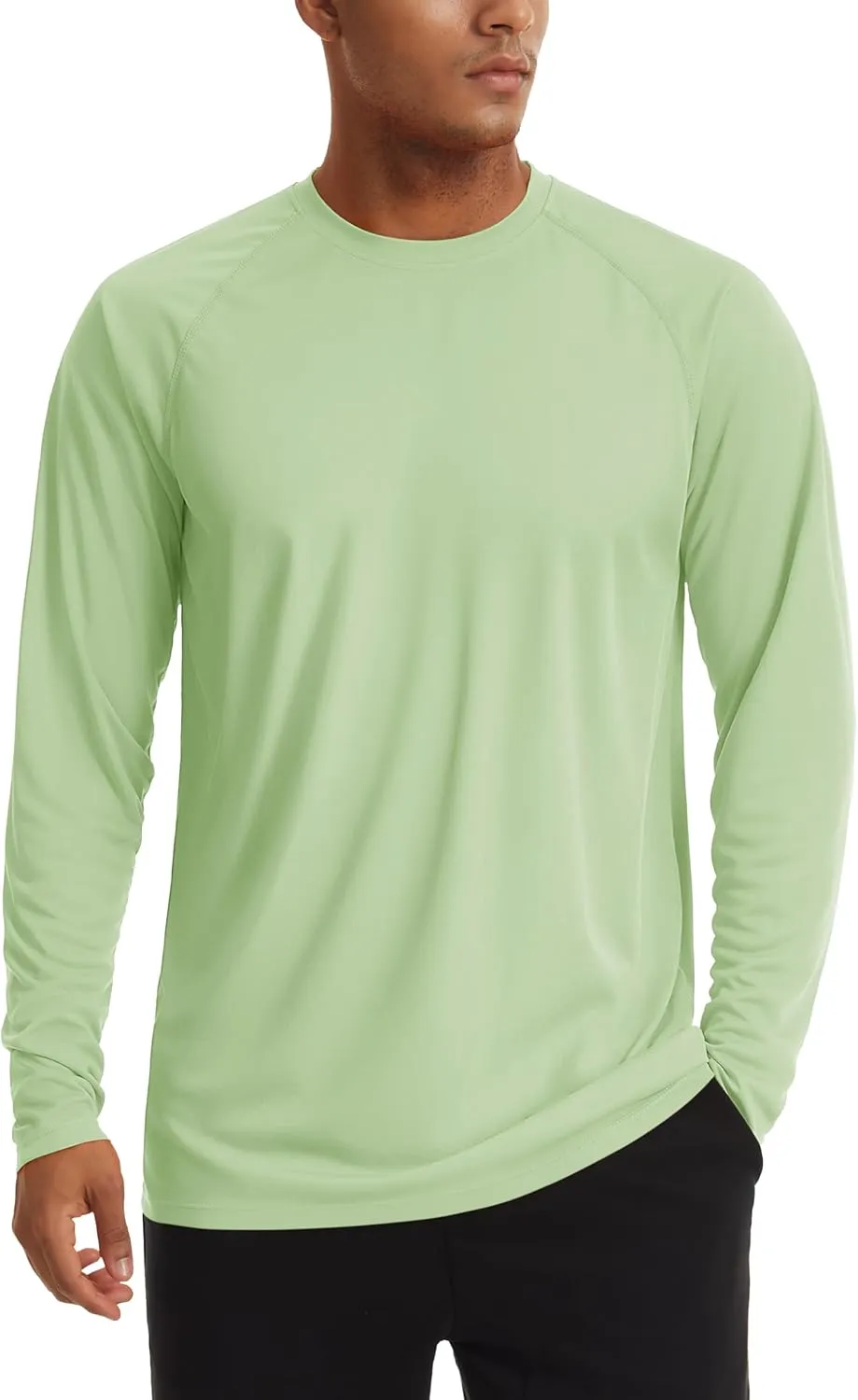 TACVASEN Men's Sun Shirt UPF 50  Long Sleeve UV Protection Lightweight Rash Guard Swim Shirt Quick Dry Fishing T-Shirt