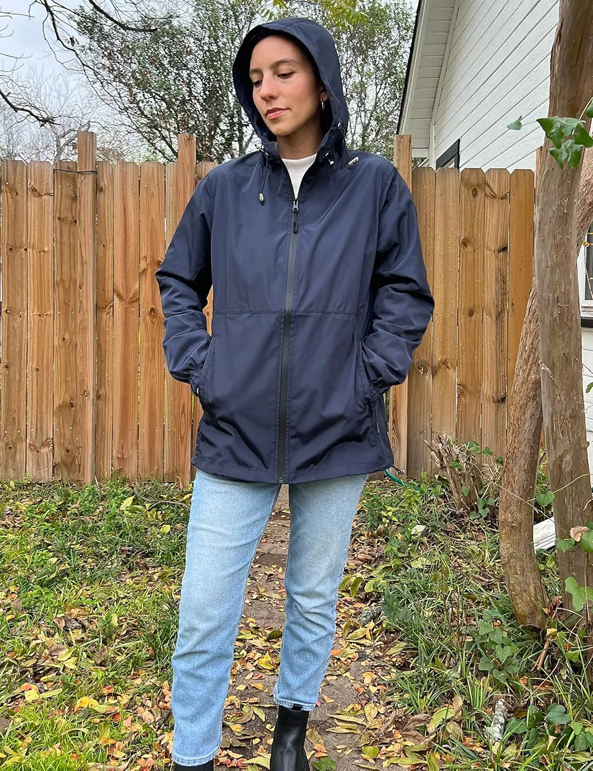 TCOT Womens Rain Jackets Waterproof Windbreaker Jackets lightweight Portable Rain Coat