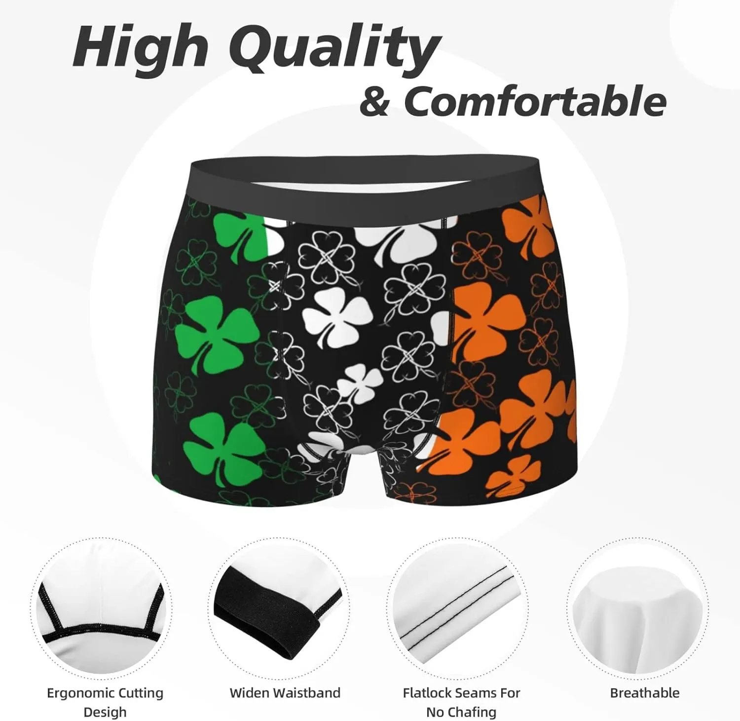 Texas Flag Men'S Mesh Boxer Briefs Breathable Sports Underwear