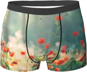 Texas Flag Men'S Mesh Boxer Briefs Breathable Sports Underwear