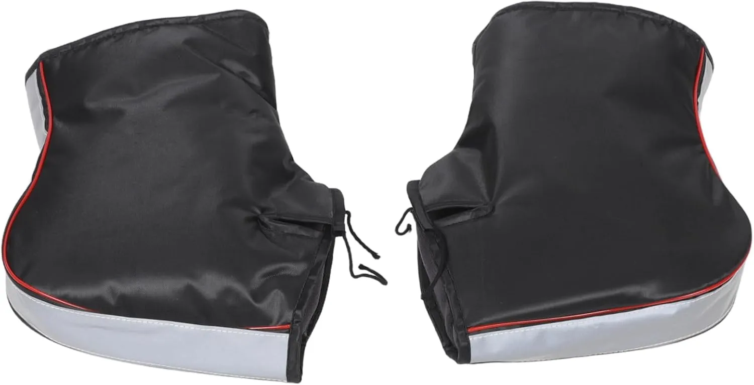 Thermal Insulated Handlebar Gloves Men's Winter Riding Gloves Windproof Reflective and Antislip