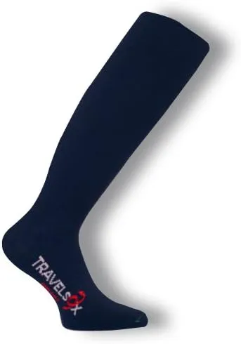 Travelsox Graduated Compression Socks, Navy, Small