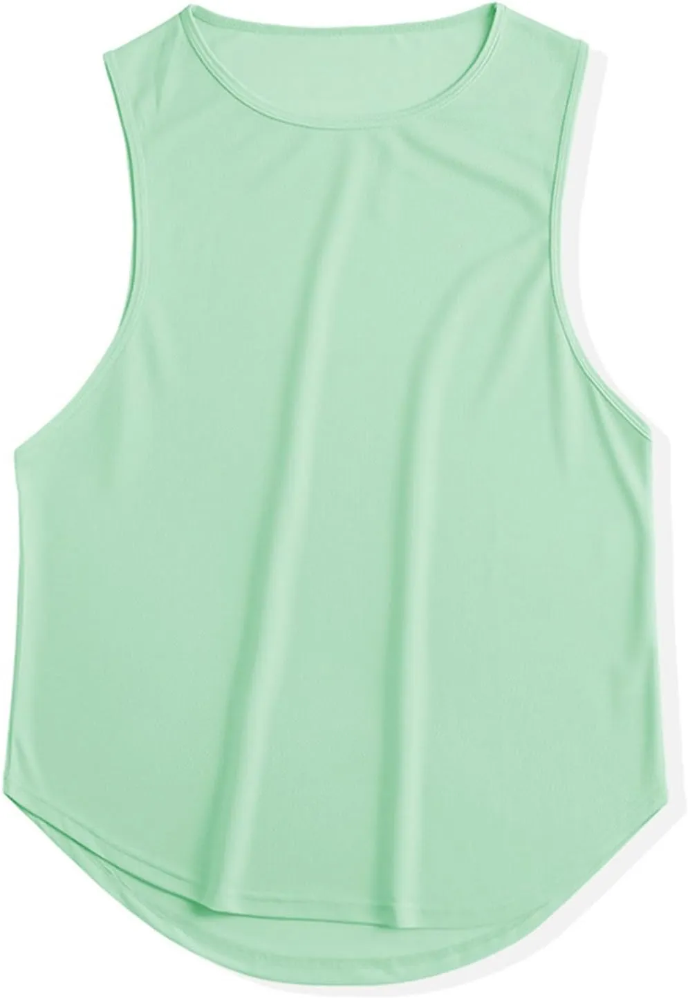 Uillui Mens Workout Tank Tops Quick Dry Running Shirts Sleeveless Mesh Muscle Gym Shirts Athletic Training Sports ​Tank Tops