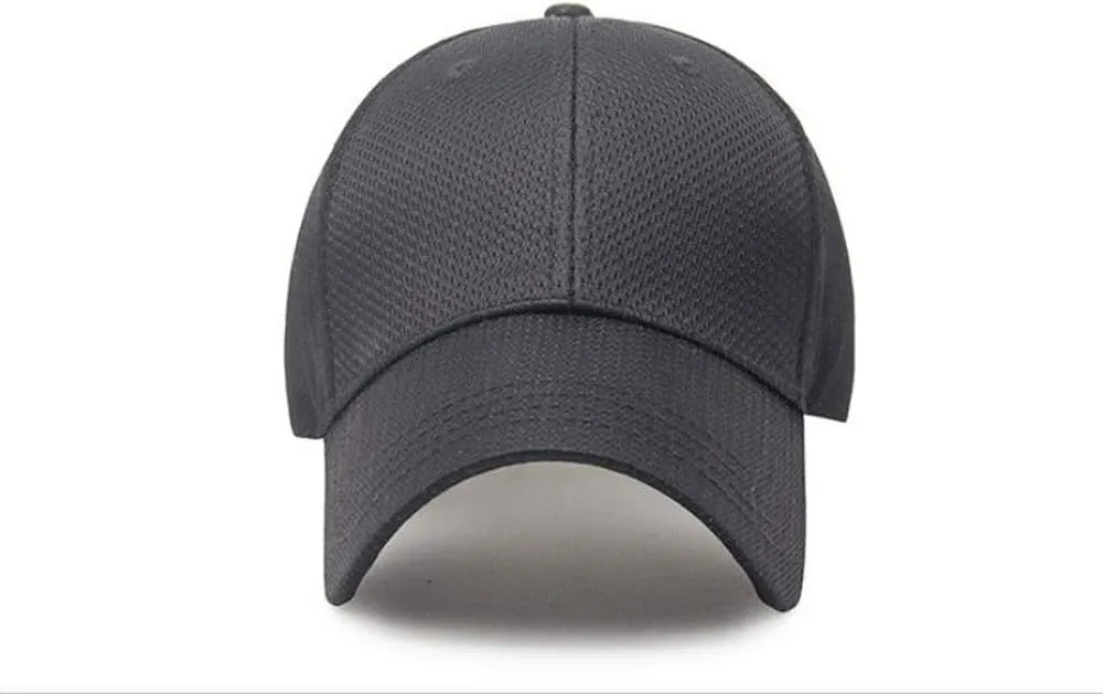 Unisex Breathable Quick Dry Mesh Baseball Cap Sun Sports Hat