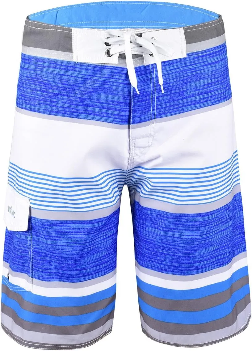 unitop Men's Board Shorts Summer Holiday Surf Trunks Quick Dry