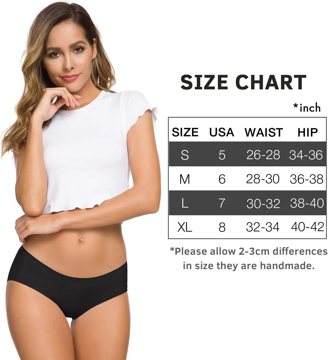 Wealurre Cotton Bikini Women's Breathable Panties Seamless Comfort Underwear