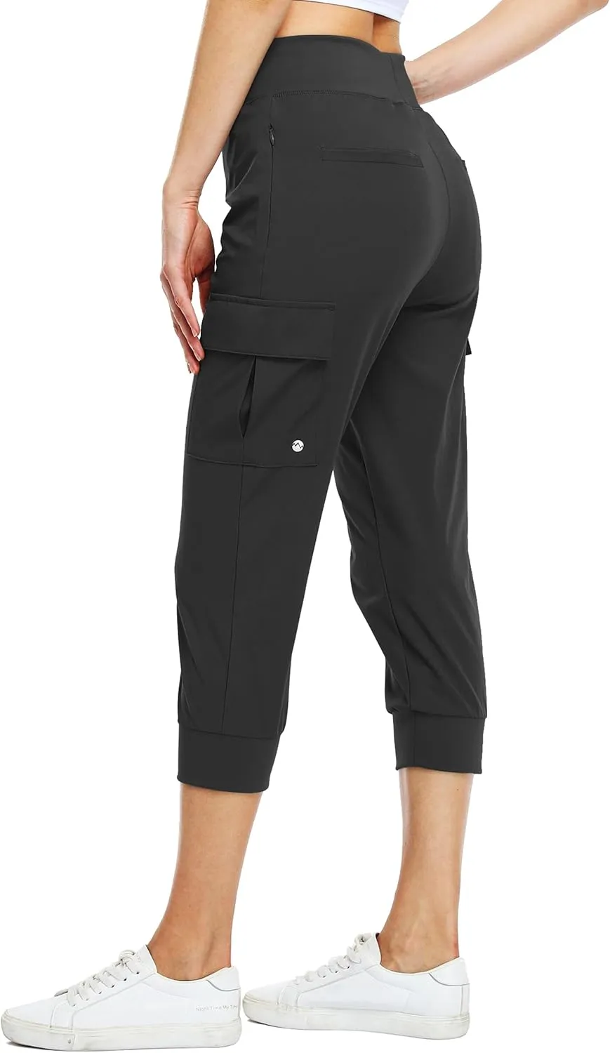 Willit Women's Capris Pants Quick Dry Lightweight Hiking Athletic Casual