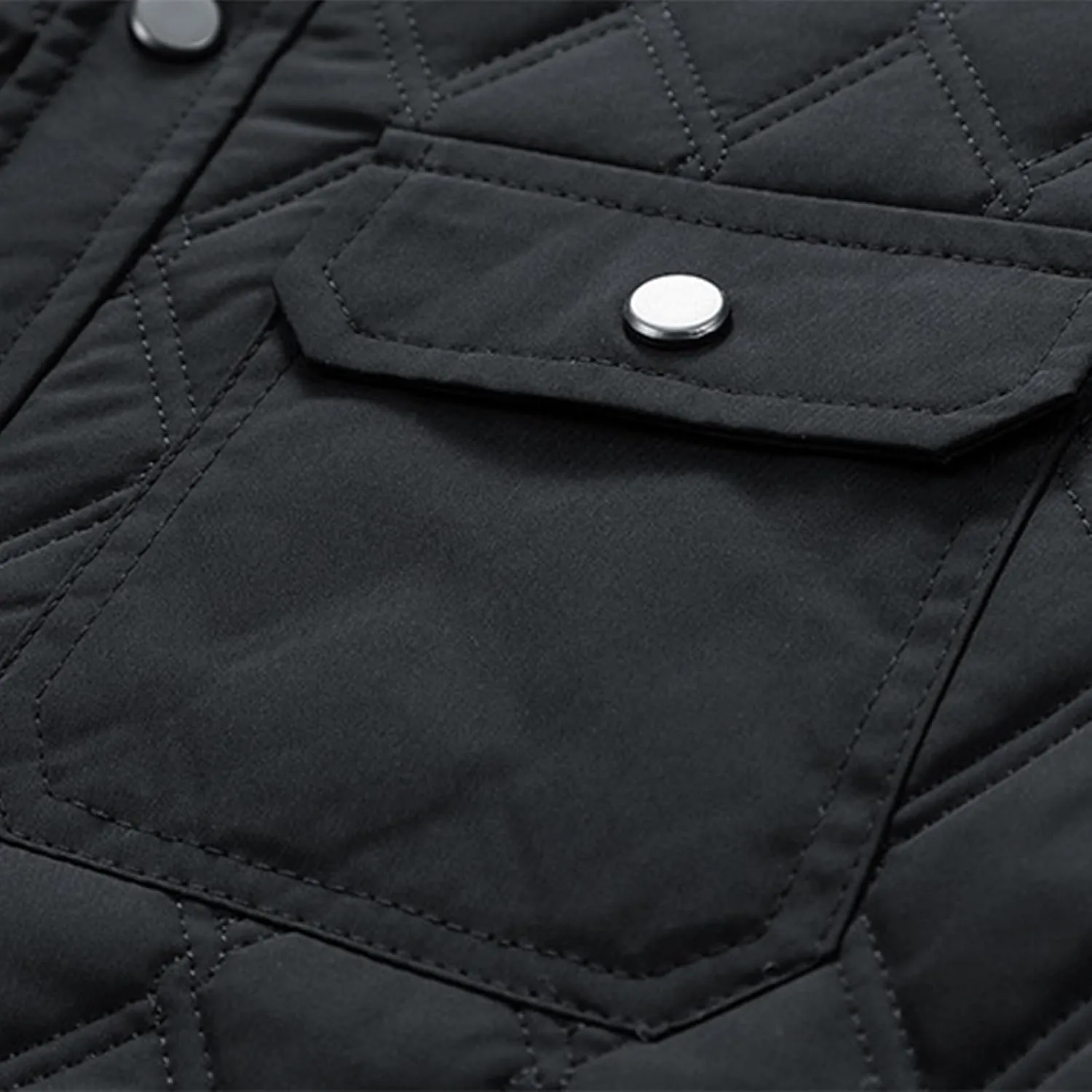 Winter Jackets for Men Puffer Jackets Lightweight Quilted Jackets Slim Fit Casual Long Sleeve Insulation Warm Jackets