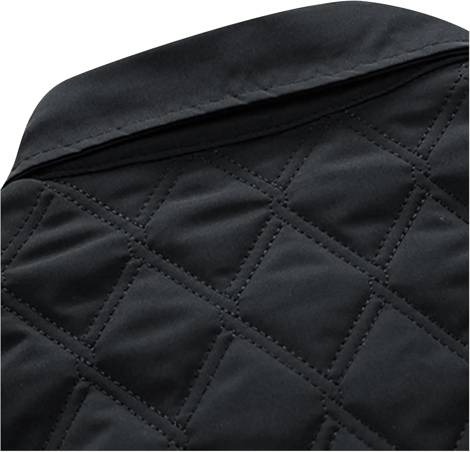 Winter Jackets for Men Puffer Jackets Lightweight Quilted Jackets Slim Fit Casual Long Sleeve Insulation Warm Jackets