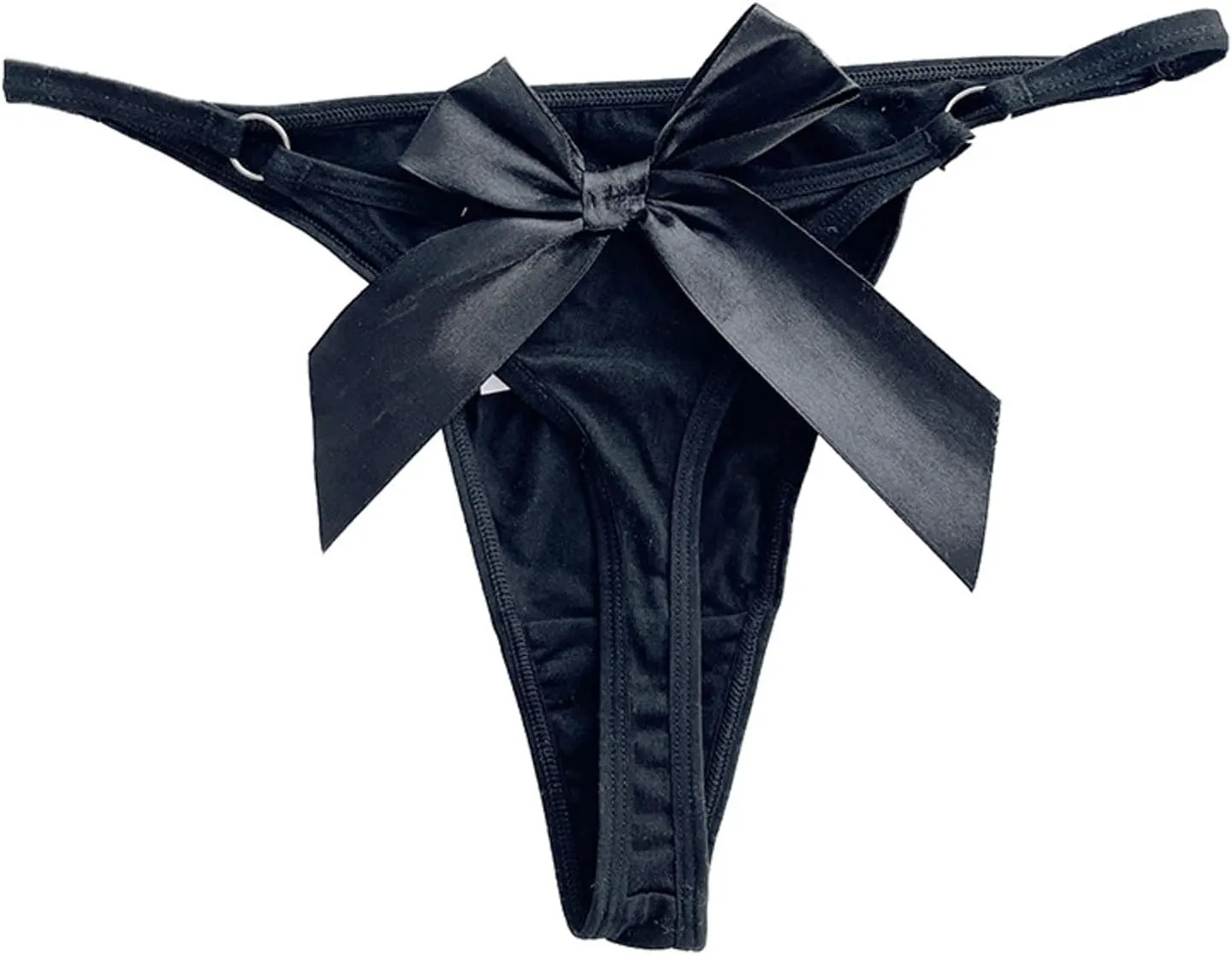 Women G String Thong Bowknot Sexy Panties Comfort Low Rise Soft Cheeky Briefs Stretch Breathable T Back Bikini Underpants