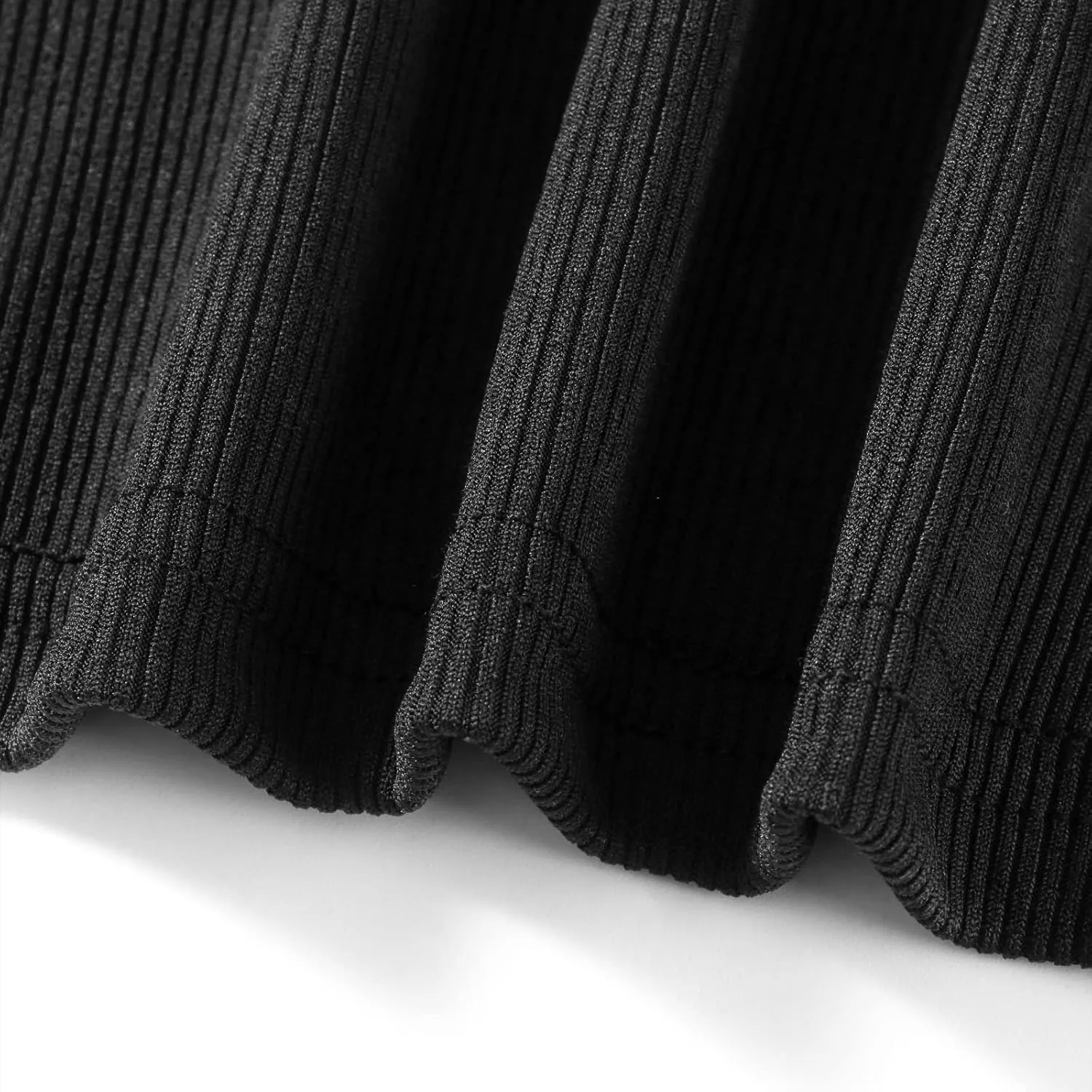 Women Summer Rib Knit Cap Sleeve Tight Crop Top V Neck Going Out Slim Fit Basic Contrast Color Y2K Skinny Tee Shirt
