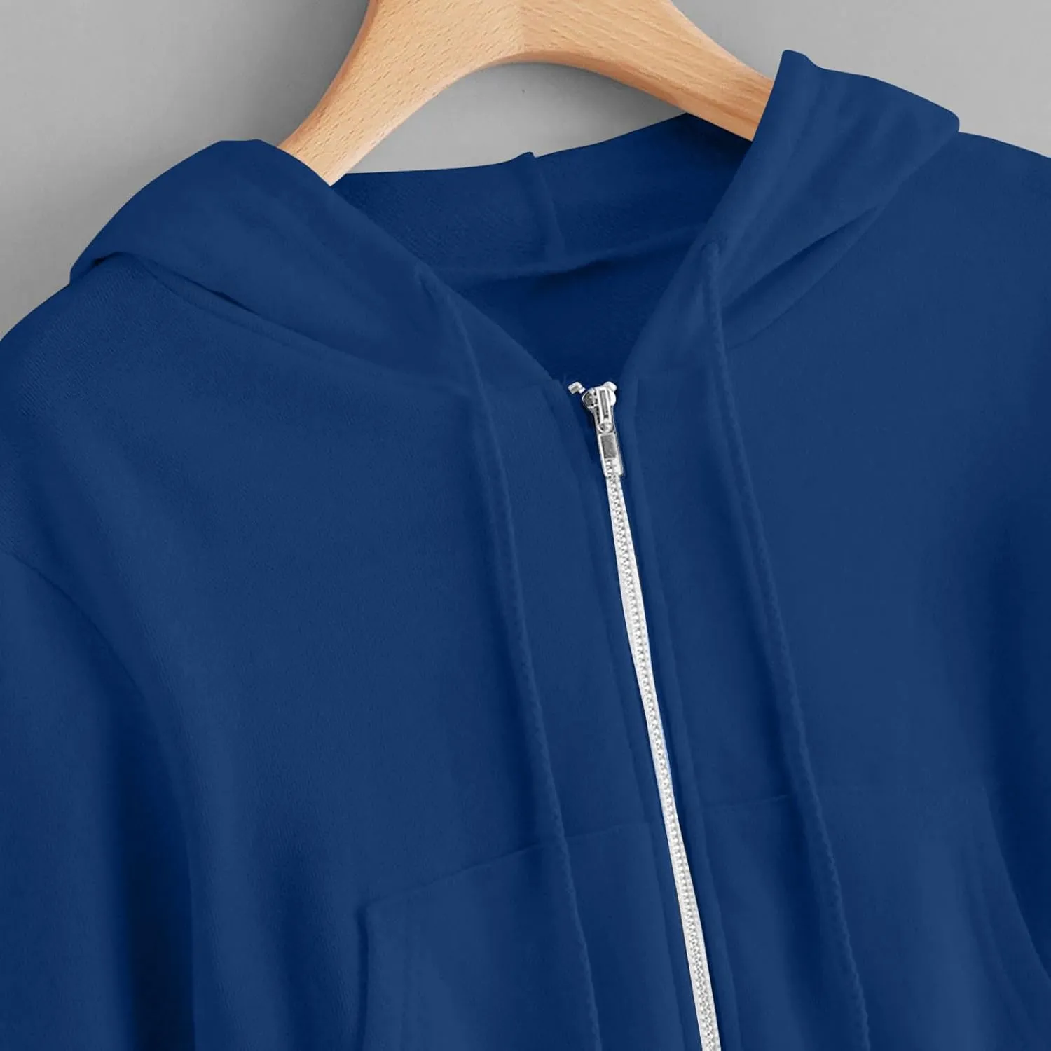Women Zip up Cropped Hoodies Long Sleeve Crop Tops Y2k Trendy Jackets Sweatshirts Teen Girl Casual Cute Clothing 2025