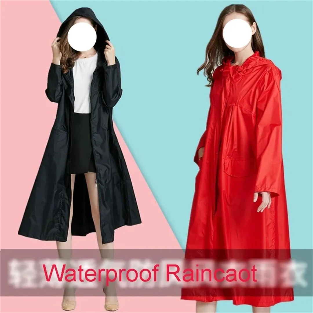 Women’S Extended Raincoat Thin Breathable Windproof Spring Outdoor Jacket