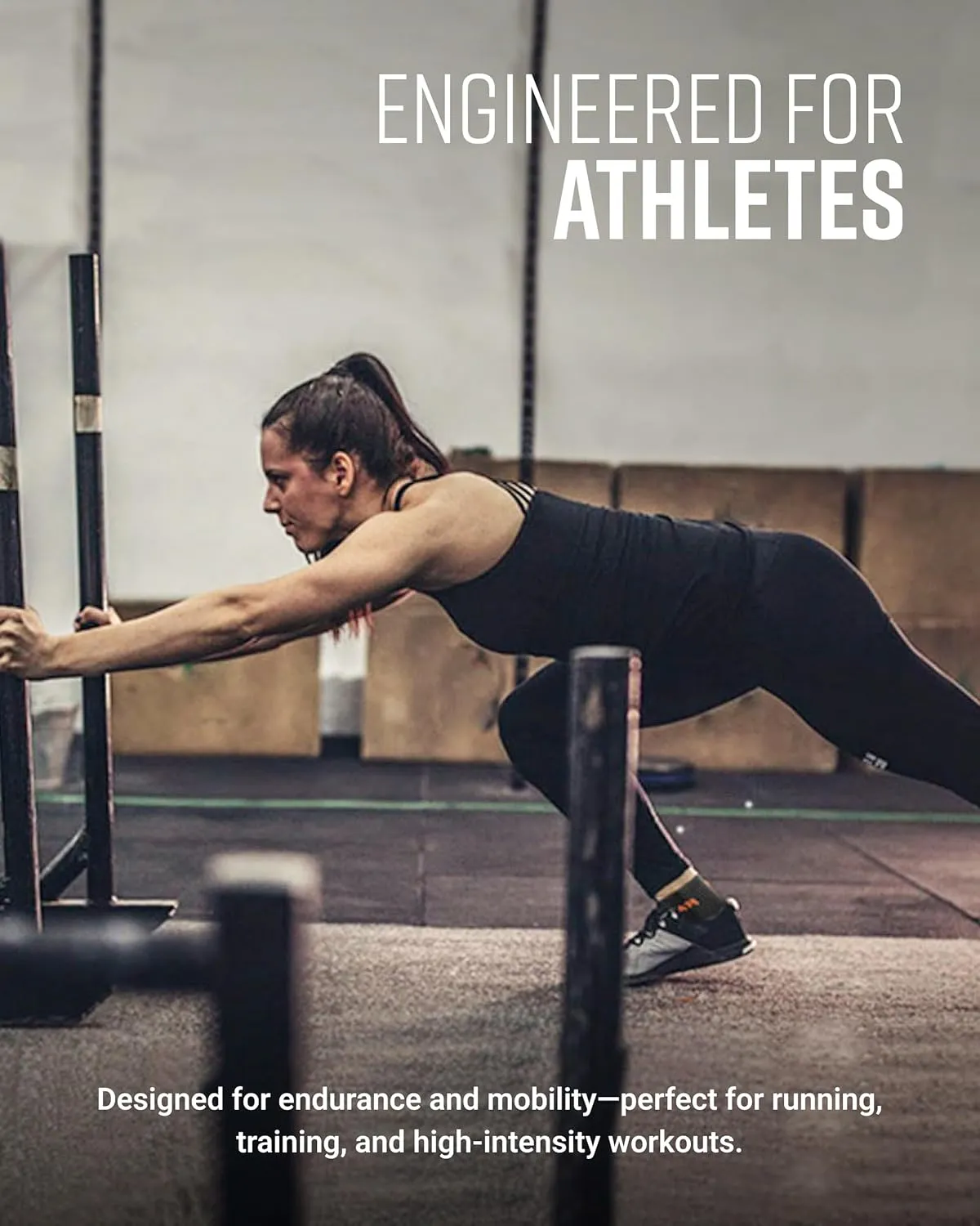 Women's Flex-Fit Compression Leggings, Full-Length, High-Waisted Workout Pants with Pockets & Secure Drawstring