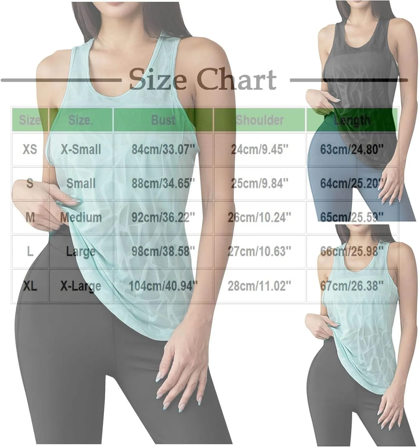 Women's Workout Tank Top Sleeveless Crewneck Outdoor Athletic Yoga Tops Summer Mesh Quick Dry Gym Running Basic Shirts