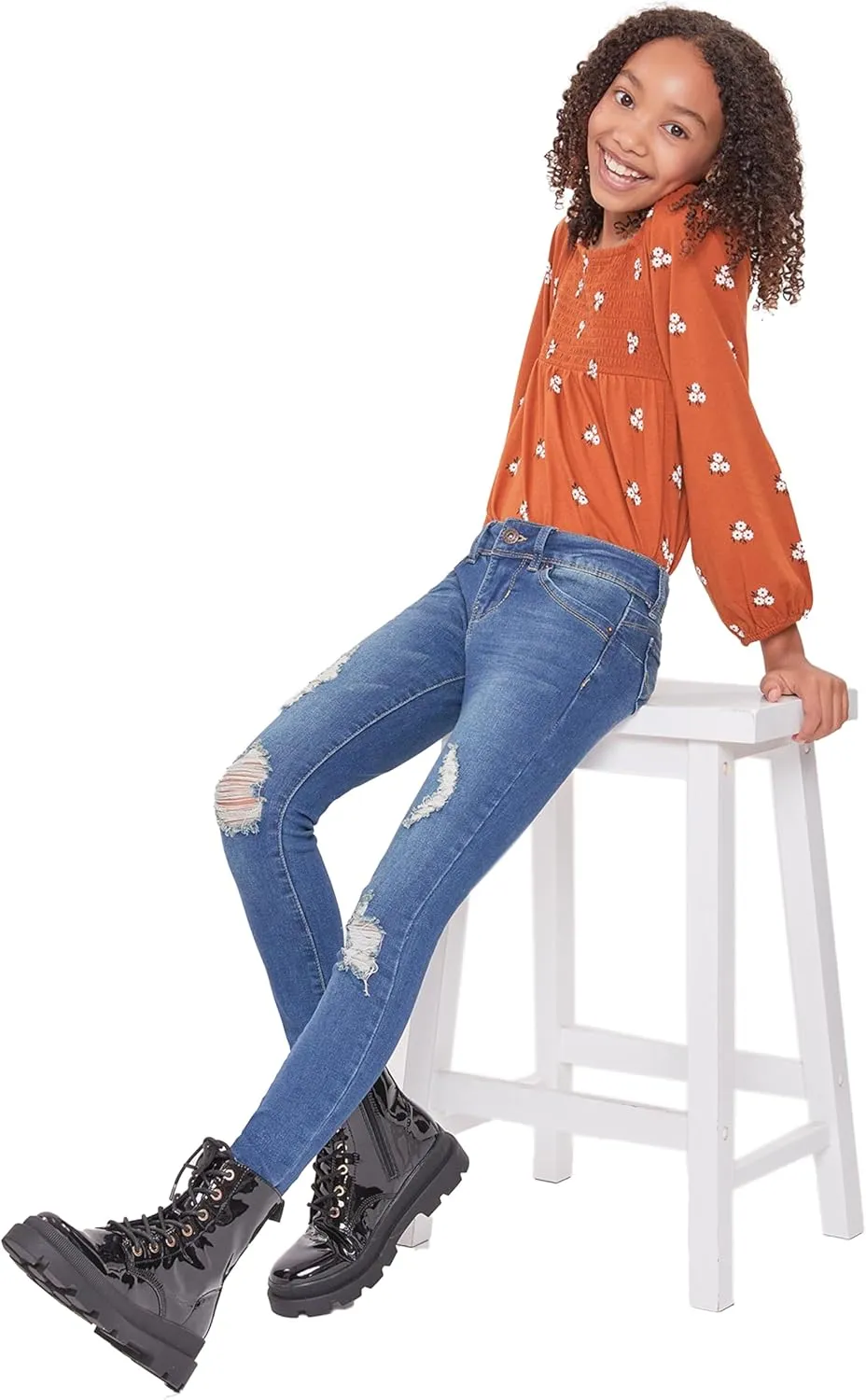 YMI Girls Sustainable Wannabettafit Skinny Jeans