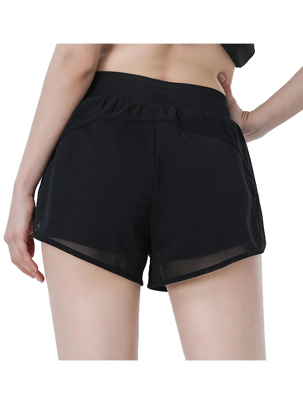 Yoga Running Sports Workout Gym Athletic Shorts with Pockets