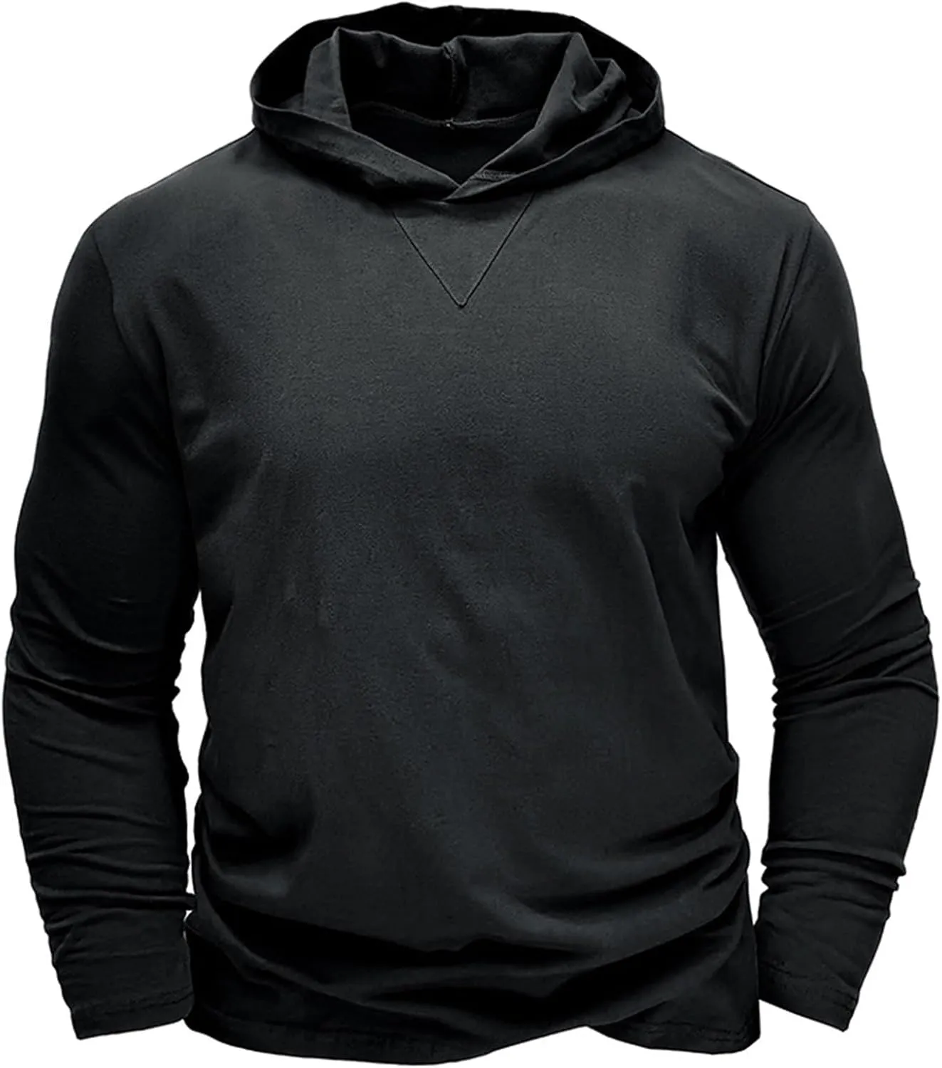 ZYXTIM Mens Fashion Athletic Hoodies Sport Sweatshirt Quick Dry Long Sleeve Rash Guard Fishing Outdoor Running Sun UV Shirts