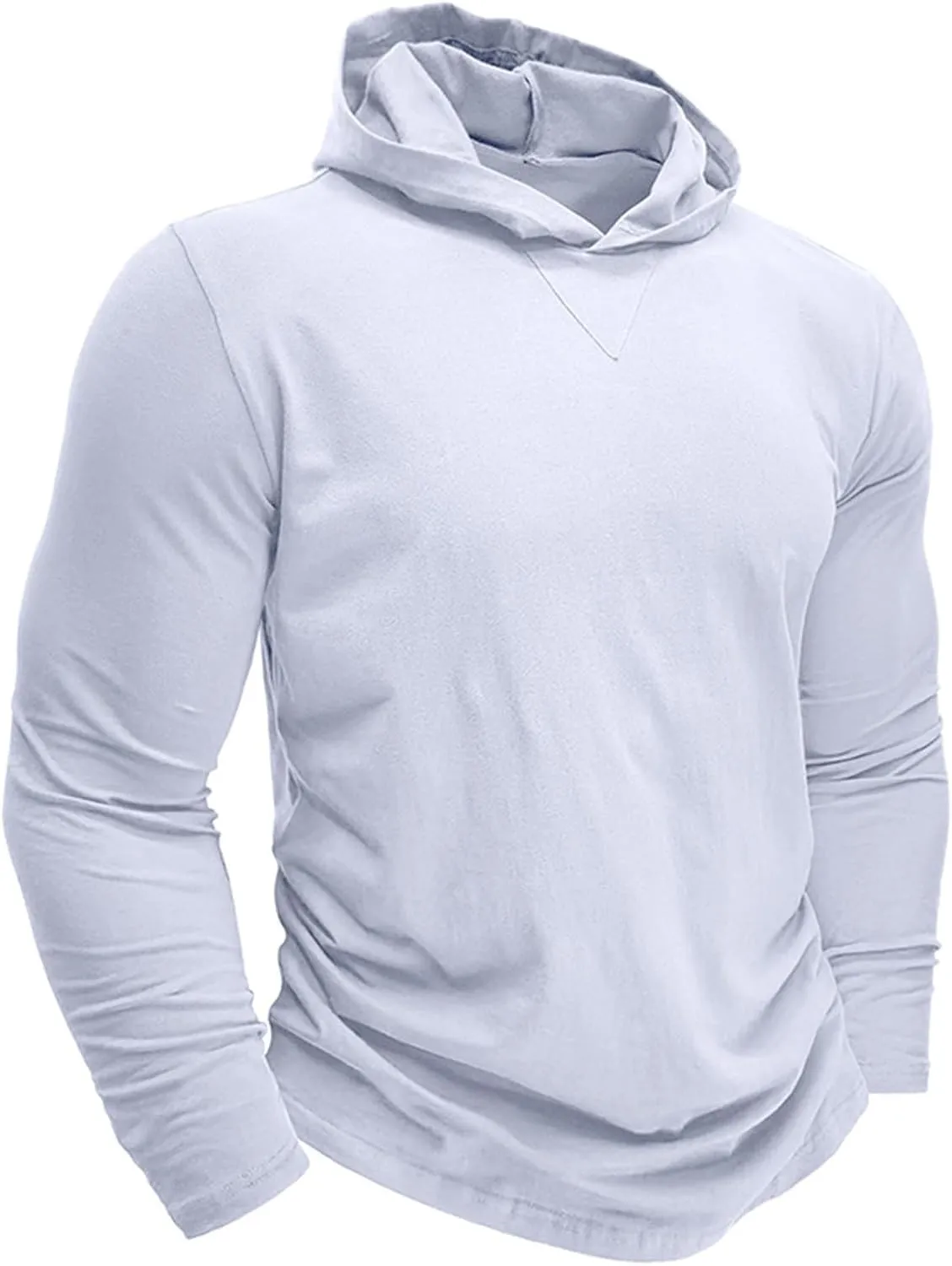 ZYXTIM Mens Fashion Athletic Hoodies Sport Sweatshirt Quick Dry Long Sleeve Rash Guard Fishing Outdoor Running Sun UV Shirts