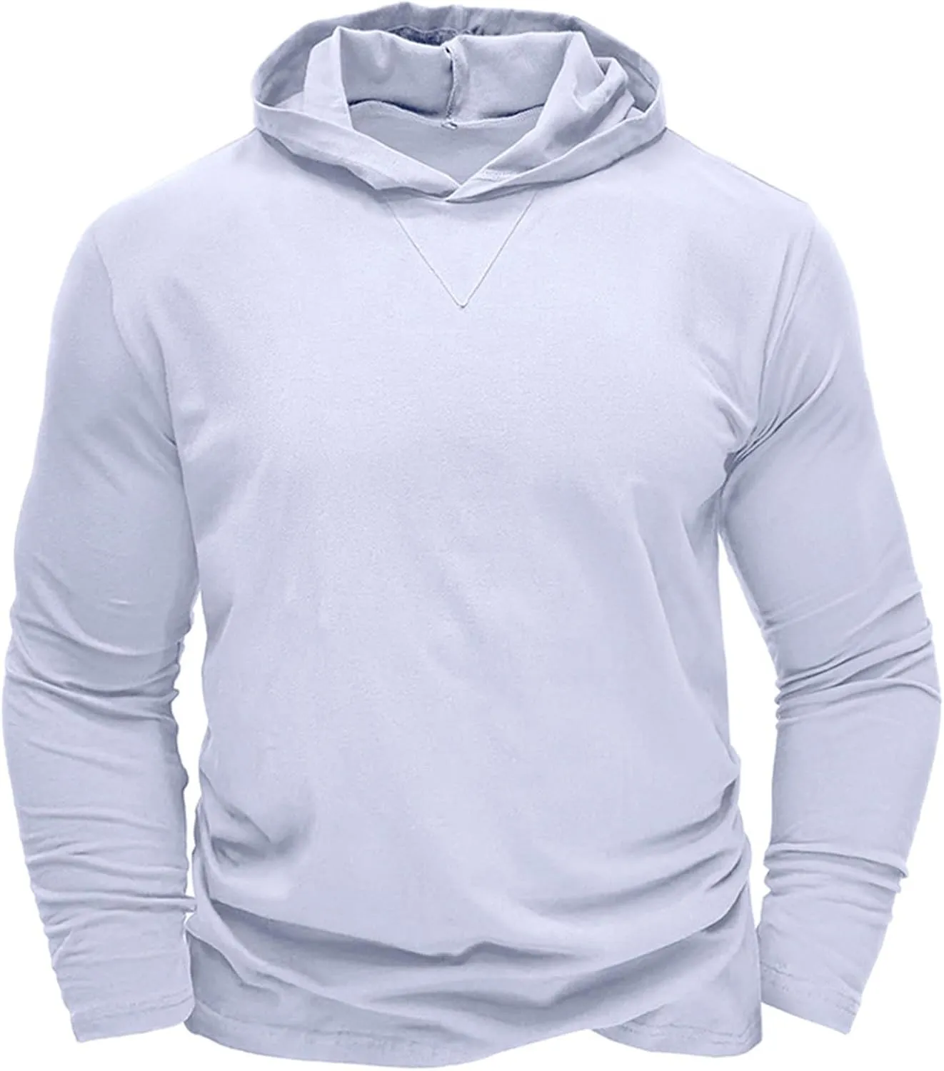 ZYXTIM Mens Fashion Athletic Hoodies Sport Sweatshirt Quick Dry Long Sleeve Rash Guard Fishing Outdoor Running Sun UV Shirts