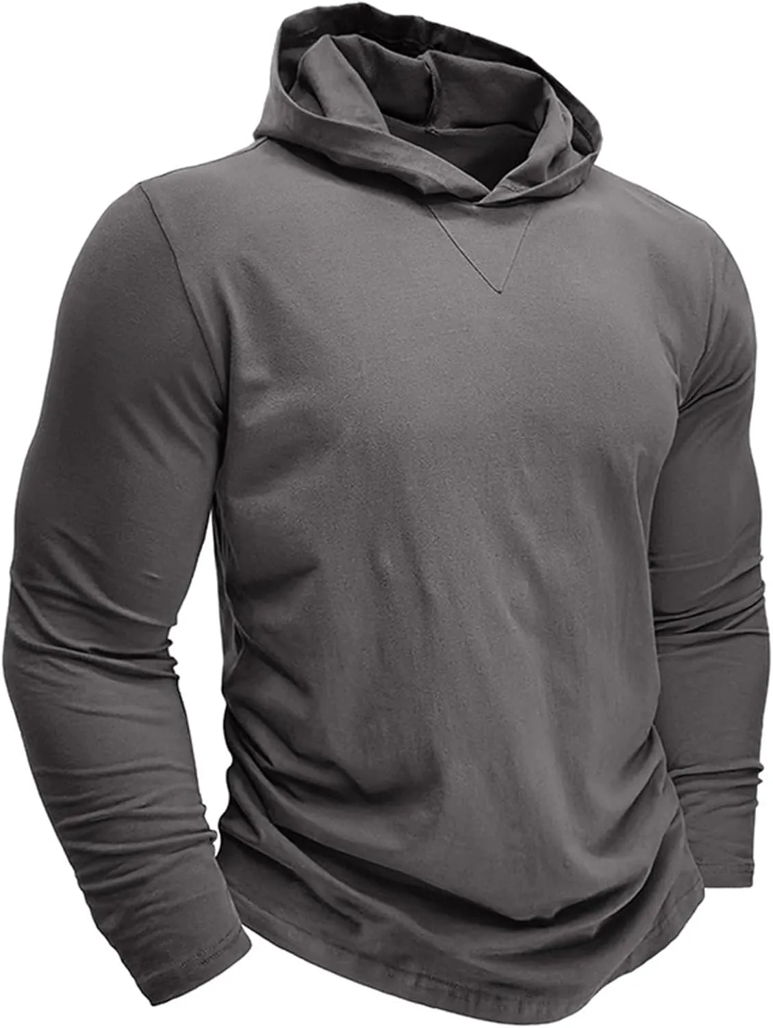 ZYXTIM Mens Fashion Athletic Hoodies Sport Sweatshirt Quick Dry Long Sleeve Rash Guard Fishing Outdoor Running Sun UV Shirts