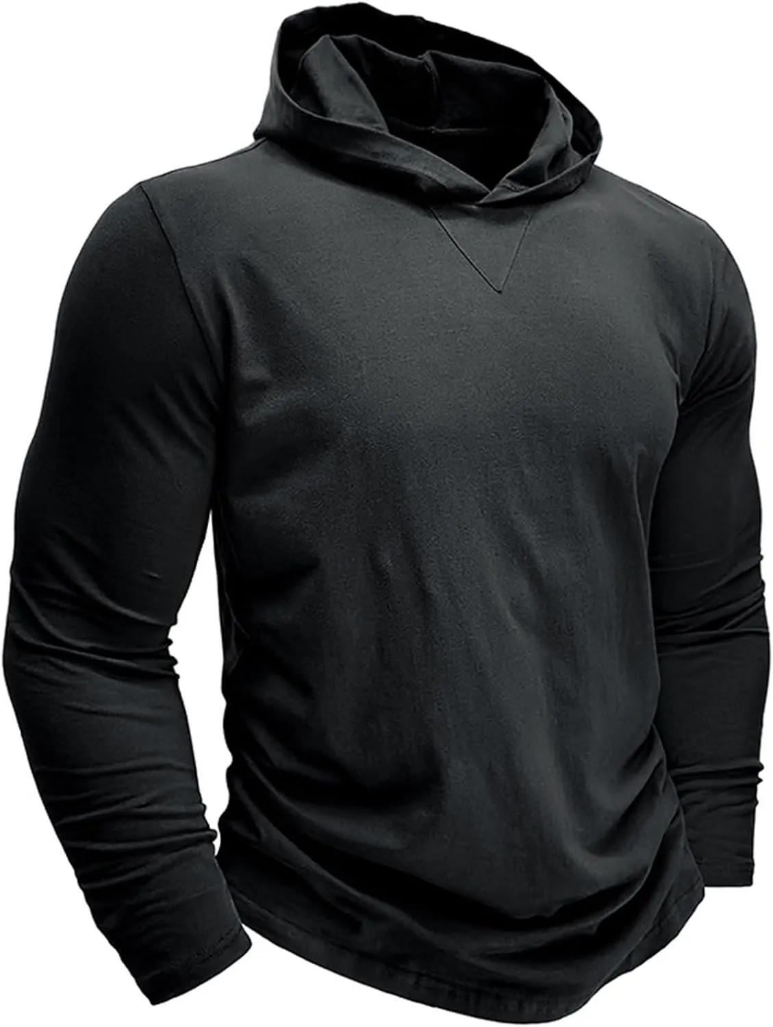 ZYXTIM Mens Fashion Athletic Hoodies Sport Sweatshirt Quick Dry Long Sleeve Rash Guard Fishing Outdoor Running Sun UV Shirts